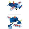 2015 Hot Sale Nouveaux produits écologiques Green Wooden Small Toy Airplanes for Kids